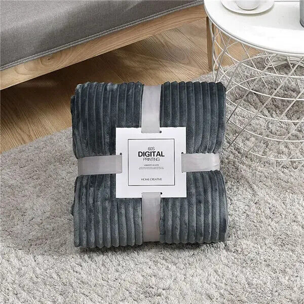 HABO Decke Warm Bettdecke Flauschig Kuscheldecke Flanell Rosa Blau Weich Winter