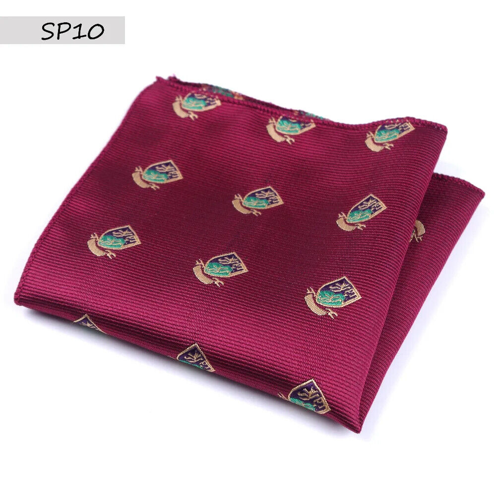 HABO Vintage Paisley Männer Taschentuch mit Blumen-Druck für Anzug & Brusttasche