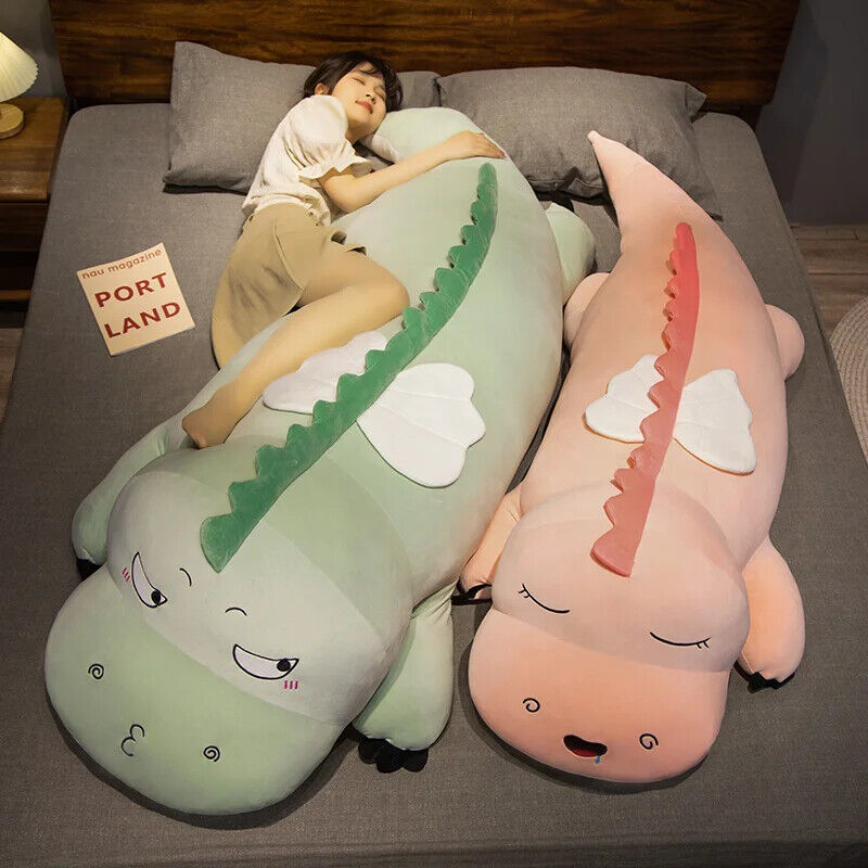 140 cm großer Plüsch Dinosaurier mit Flügeln – Weiches Kissen-Spielzeug