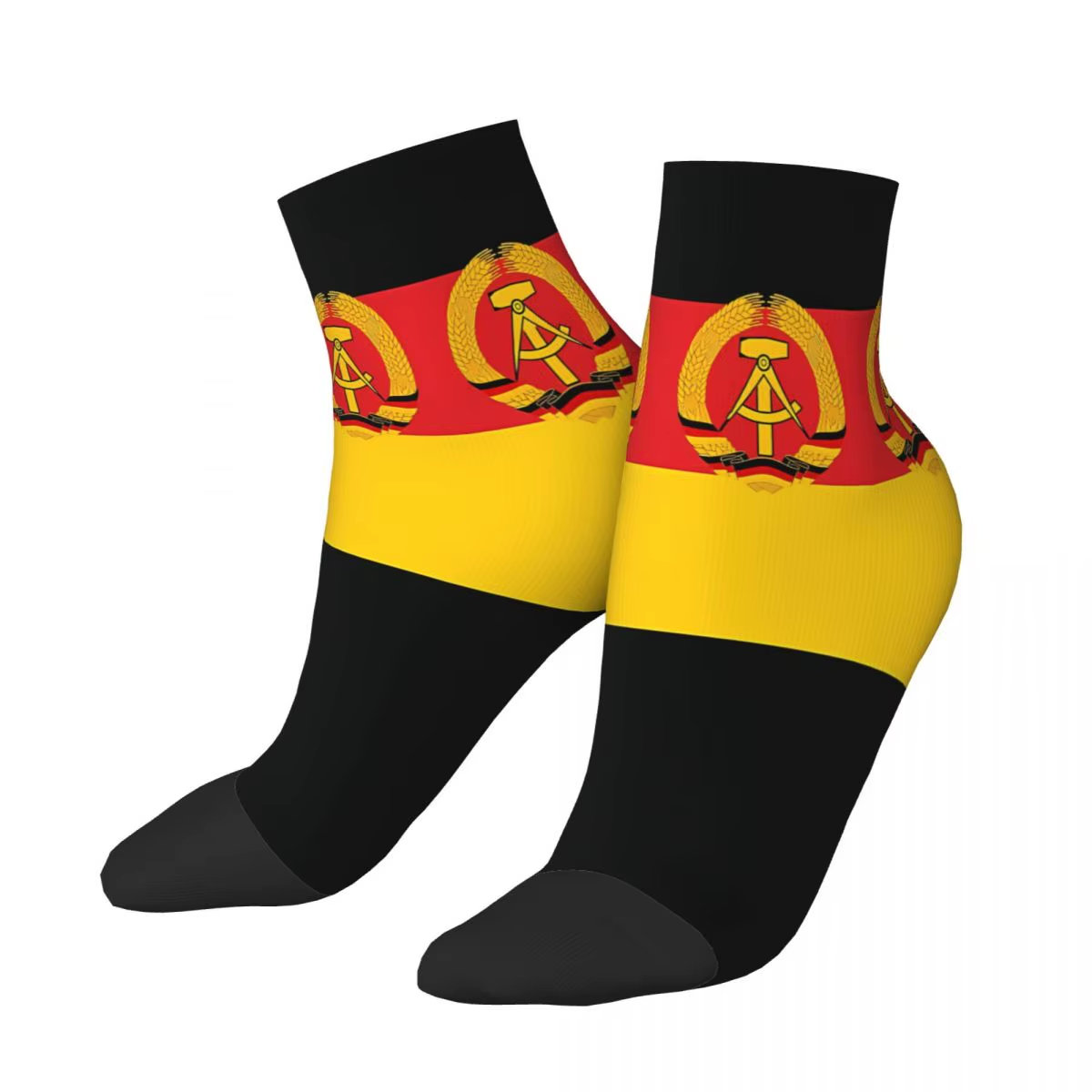 HABO DDR Flagge Socken Ostdeutschland Geschenk Herren Damen Deutsche Demokratisc