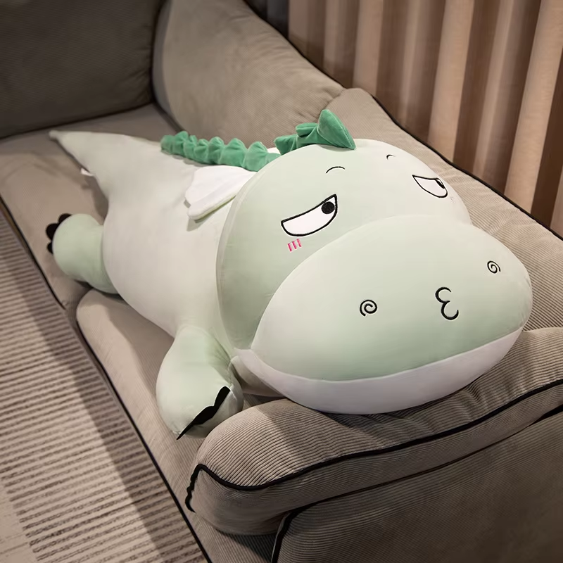 140 cm großer Plüsch Dinosaurier mit Flügeln – Weiches Kissen-Spielzeug