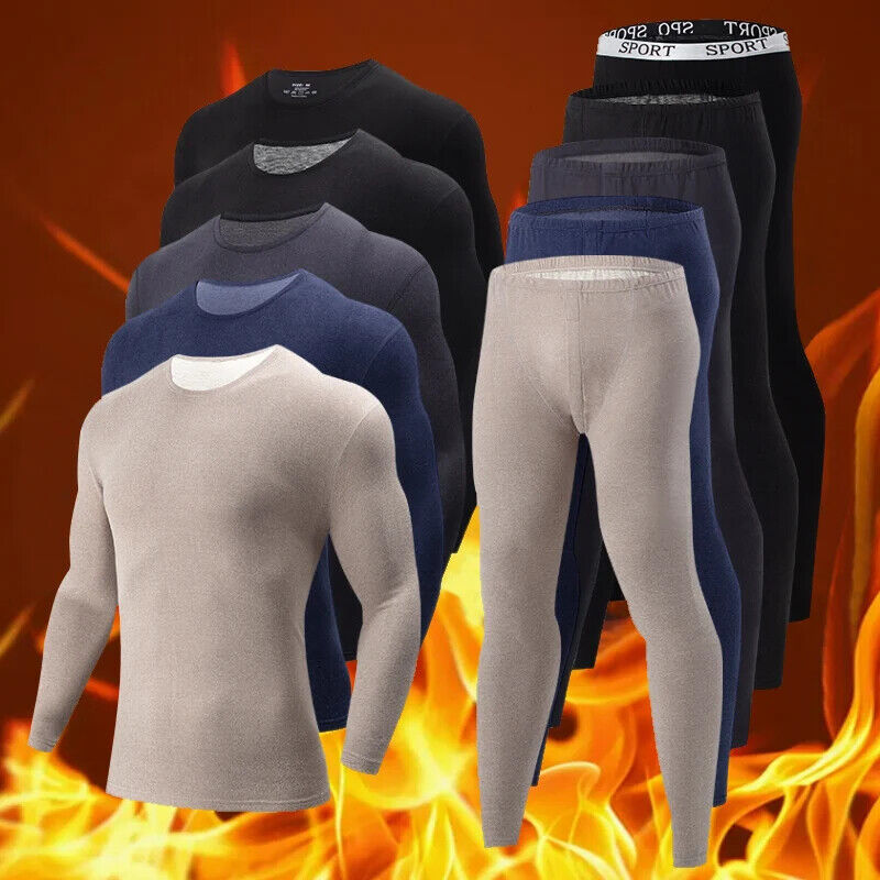 HABO Thermo Unterwäsche Ski Unterwäsche 2-Teilig Herren Herbst/Winter Bequem