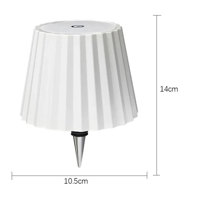 HABO Flaschen Tischlampe Touch-Steuerung Dimmbar Lampe Flasche Garten Sommer