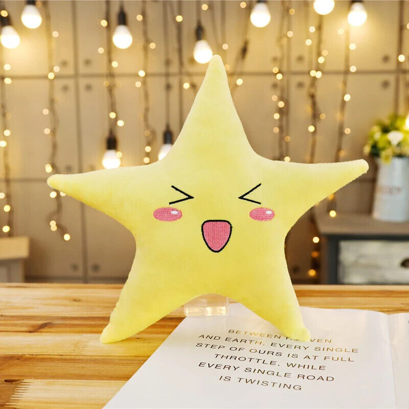 Kawaii Sky Serie – Weiches Stern-Kissen im Pentagramm-Design