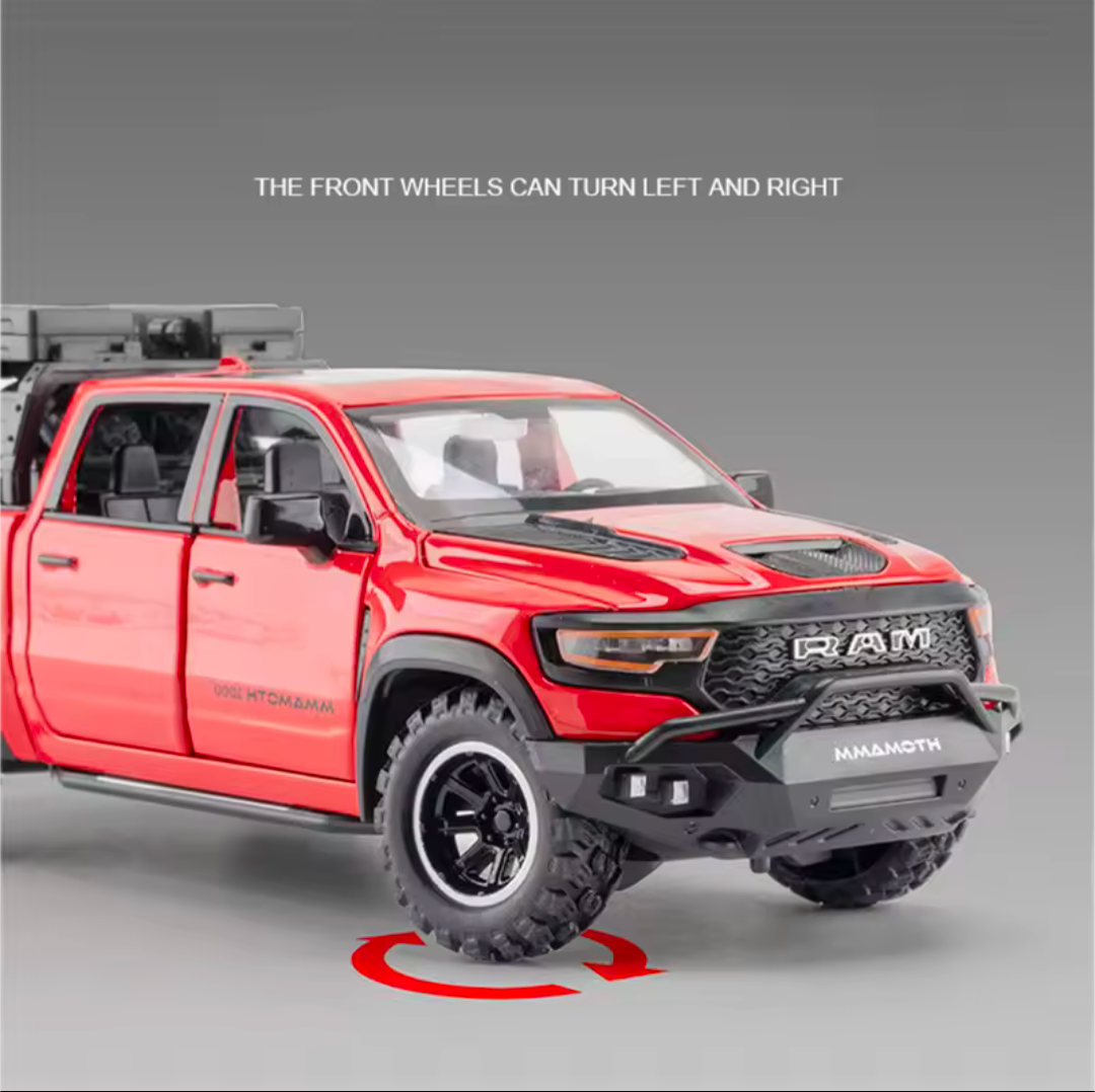 Dodge Mammoth 1000 TRX Pickup Modellauto Sammlerstück Spielzeug Maßstab 1:32