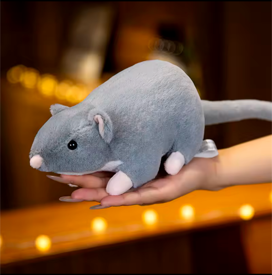 Maus Spitzmaus Kuscheltier Plüschtier Spielzeug für Kinder 32cm Ratte süß