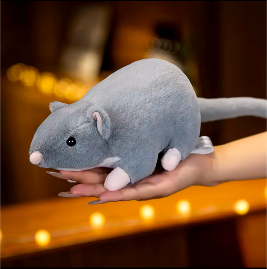Maus Spitzmaus Kuscheltier Plüschtier Spielzeug für Kinder 32cm Ratte süß