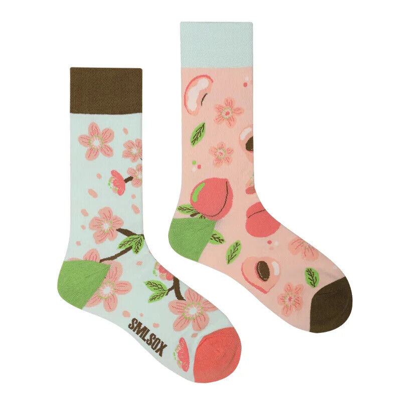 HABO 1 Paar Lustige Socken Ketchup Pommes Eis Noten Pilze Geschenk Mann Frauen