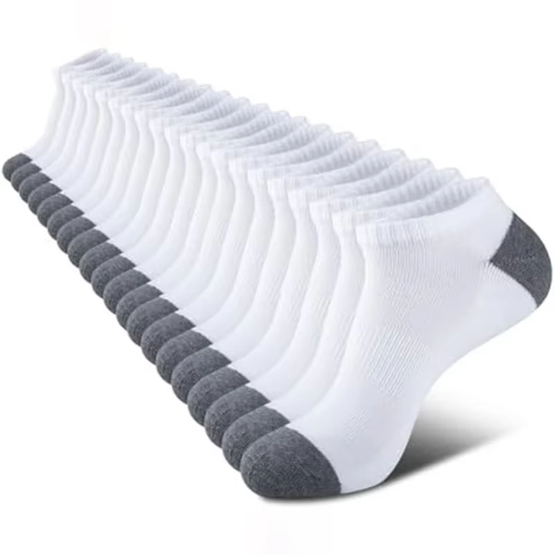 HABO 10 Paar Hochwertige Sport-Fitness-Laufsocken Atmungsaktive Kurze Socken