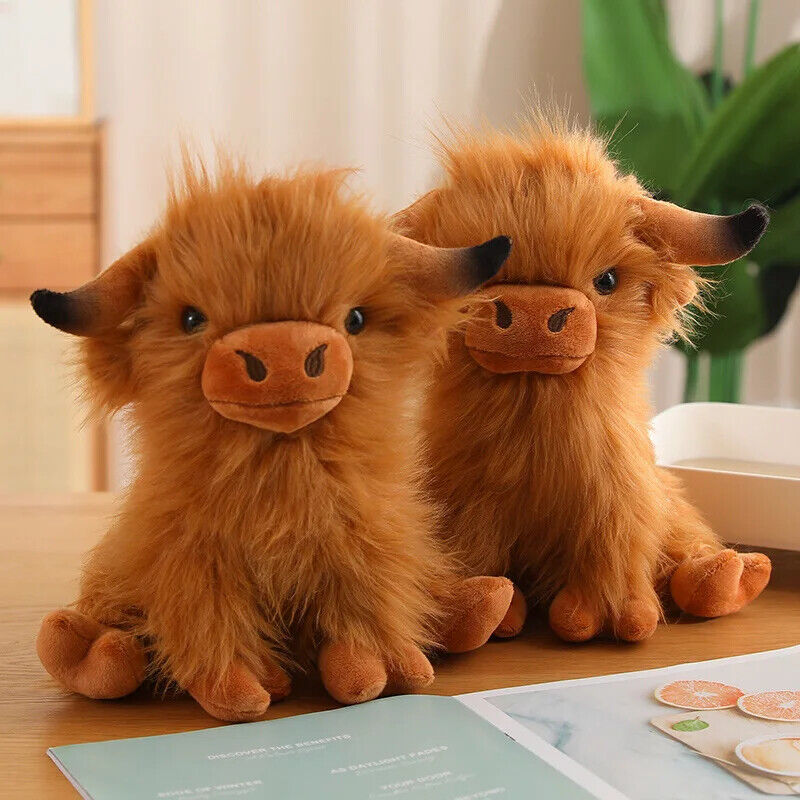 HABO 27Cm Highland Kuh Ochse Kuscheltier Plüschtier Schottland Geschenk Kinder 