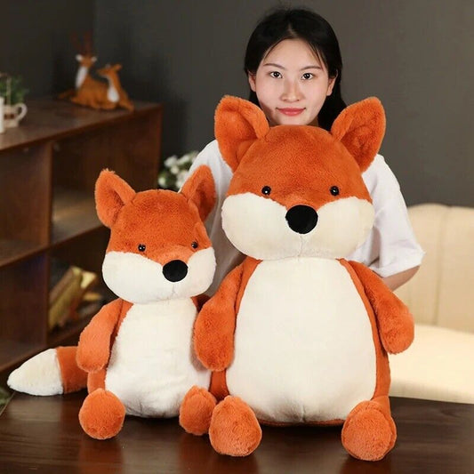 Fuchs Plüschtier Groß 35 / 50 cmStofftier Kinder Geschenk Deko Orange Mädchen