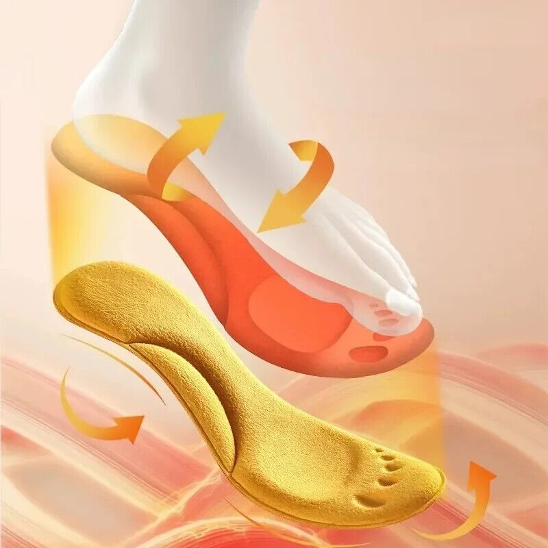HABO 4D-Massage-Einlegesohlen - Orthopädische Wärme-Einlagen