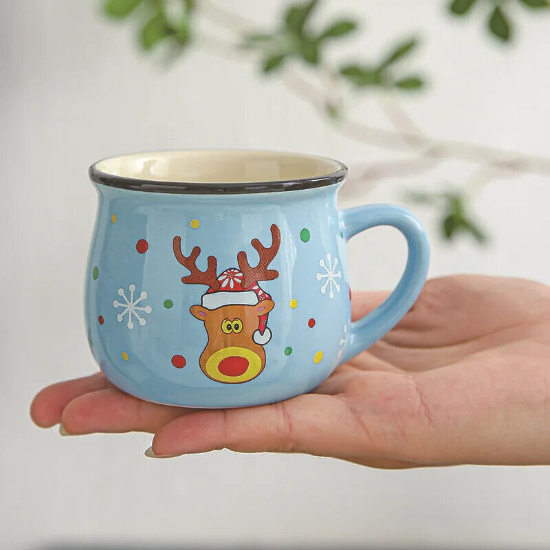 Keramik Tassen niedliche Kaffeetassen Dekoration Kaffeetasse Weihnachtsgeschenk