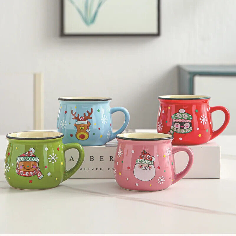 Keramik Tassen niedliche Kaffeetassen Dekoration Kaffeetasse Weihnachtsgeschenk