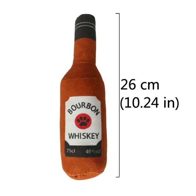 Hunde Spielzeug Flaschen Weinflasche Whisky Vodka Bierflasche Haustier Lustig
