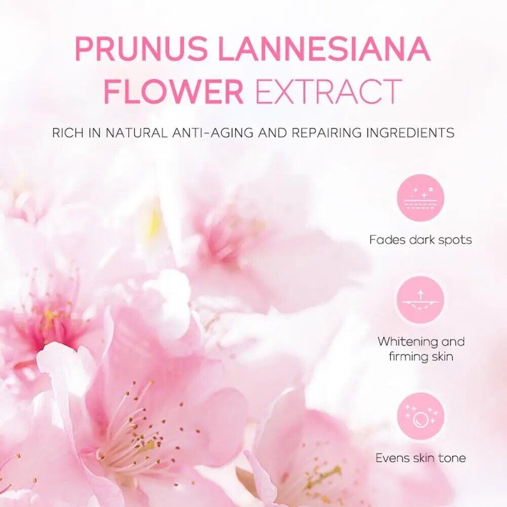Sakura Skincare Japanisch Reiseset 4tlg SPF50 Sonnencreme Toner Cleanser Geschen