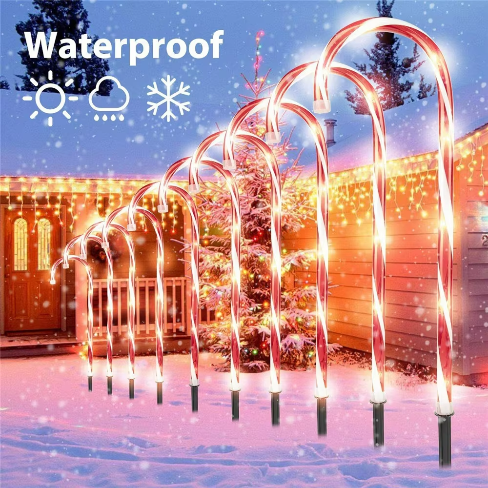Weihnachtslichter Zuckerstangen Outdoor Zuckerstangen Beleuchtung Weihnachten