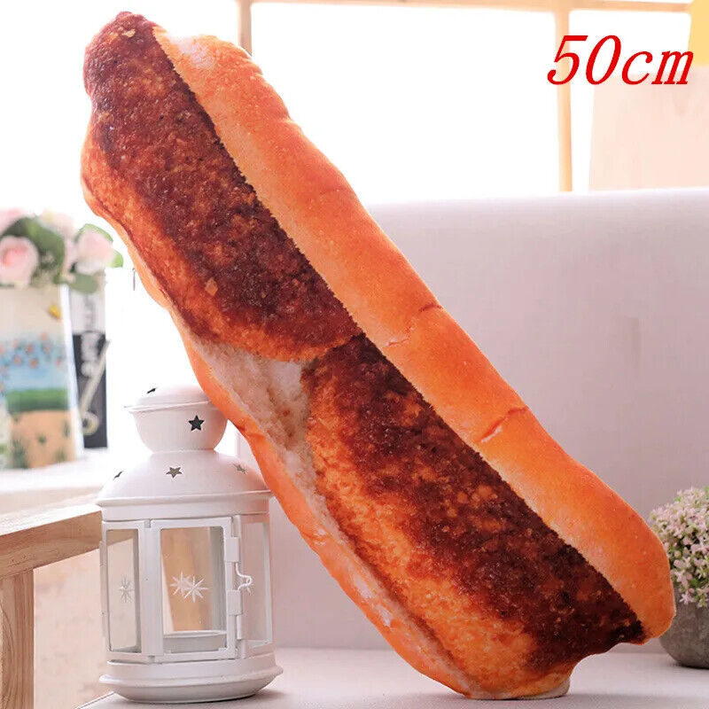 Kreatives Plüschkissen in Brot- oder Burgerform – Lustiges Nickerchenkissen