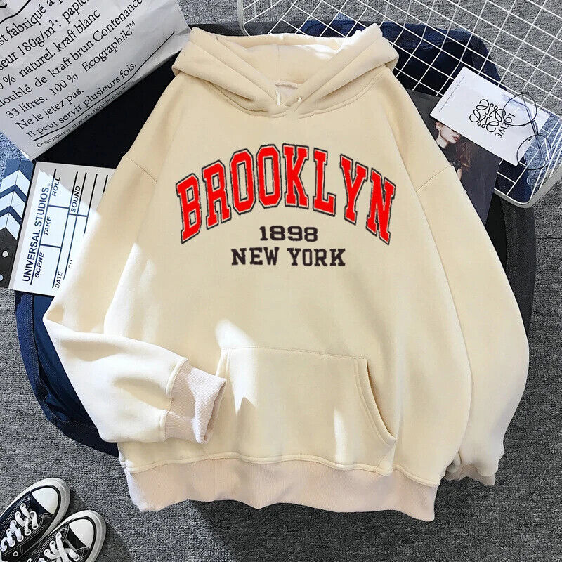 HABO Brooklyn Hoodie Männer Damen Kinder Sweatshirt New York Retro Streetwear 