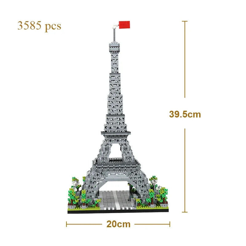 Bausteinset Historische Gebäude Big Ben Eifel Pisa Modelle Steckbausteine Kinder
