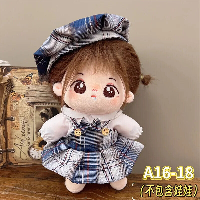 Prinzessinnenkleid für 20 cm Idol-Puppen – Zubehör für Super-Star-Plüschpuppen