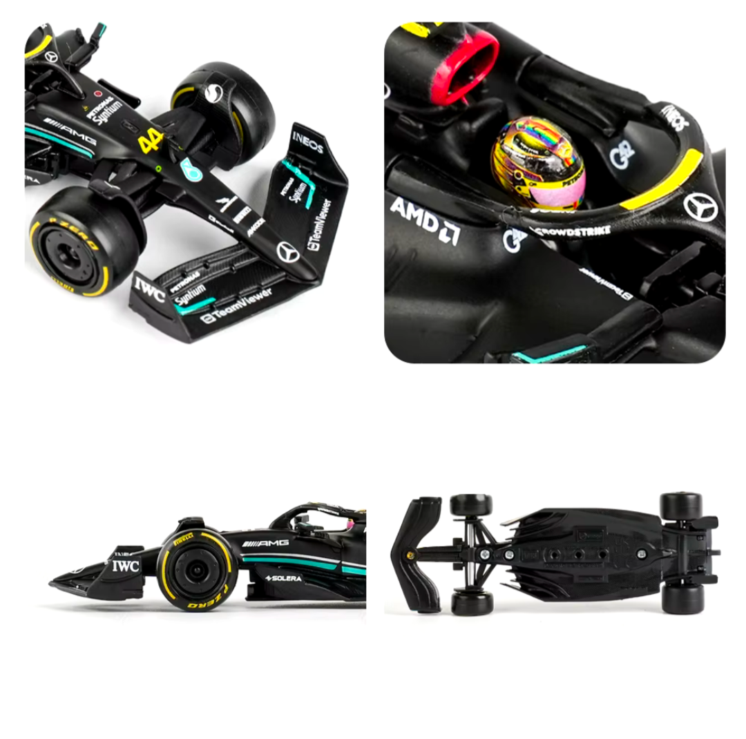 Mercedes AMG 2023 W14 E 1:43 Modell Detailgetreu Auto Modell Car Formel 1