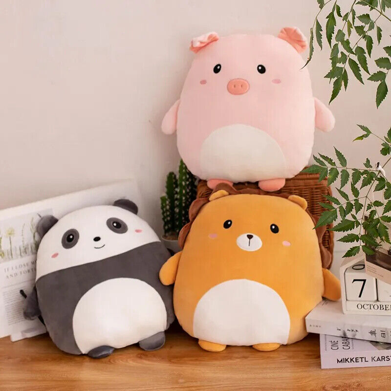 Squishy Stofftiere Zoo Tiere Plüschkissen Plüschtiere Hase Schwein Pinguin 40 CM