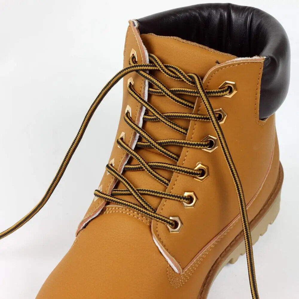HABO 1 Paar Schnürsenkel für Martin Boots – Gestreifte Baumwoll-Schnürsenkel 