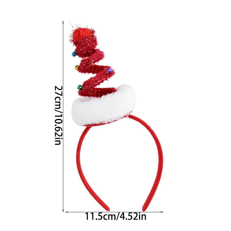 Weihnachten Stirnband Dekoration Weihnachtsmann Lustig Elch Xmax Baum Haarschmuc