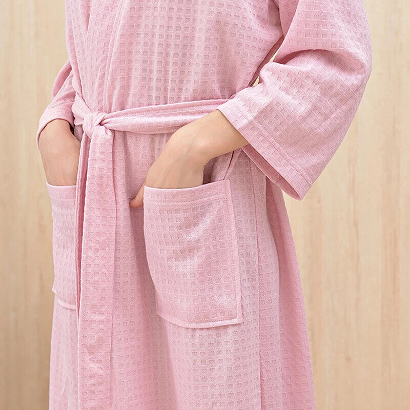 HABO Bademantel Damen Herren Frottee Warm Kuschelig Weich Baden Schwimmen Dusche