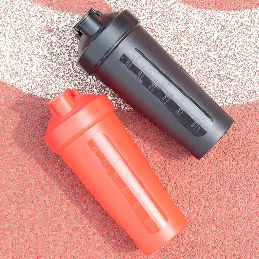 HABO 600Ml Shaker Flasche Protein Gym Fitnessstudio Fitness Sport Schwarz