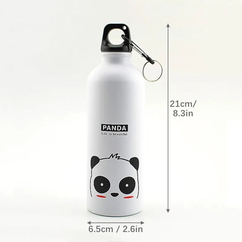 Wasserflasche aus Aluminium mit niedlichem Tier Design für Kinder 500Ml Schule