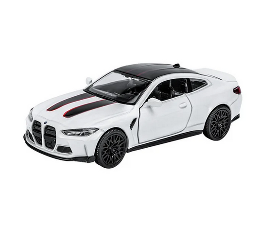 BMW M4 CSL 1:36 Modell Spielzeug Sammler Metall Auto Kinder Weiß Grau Rot