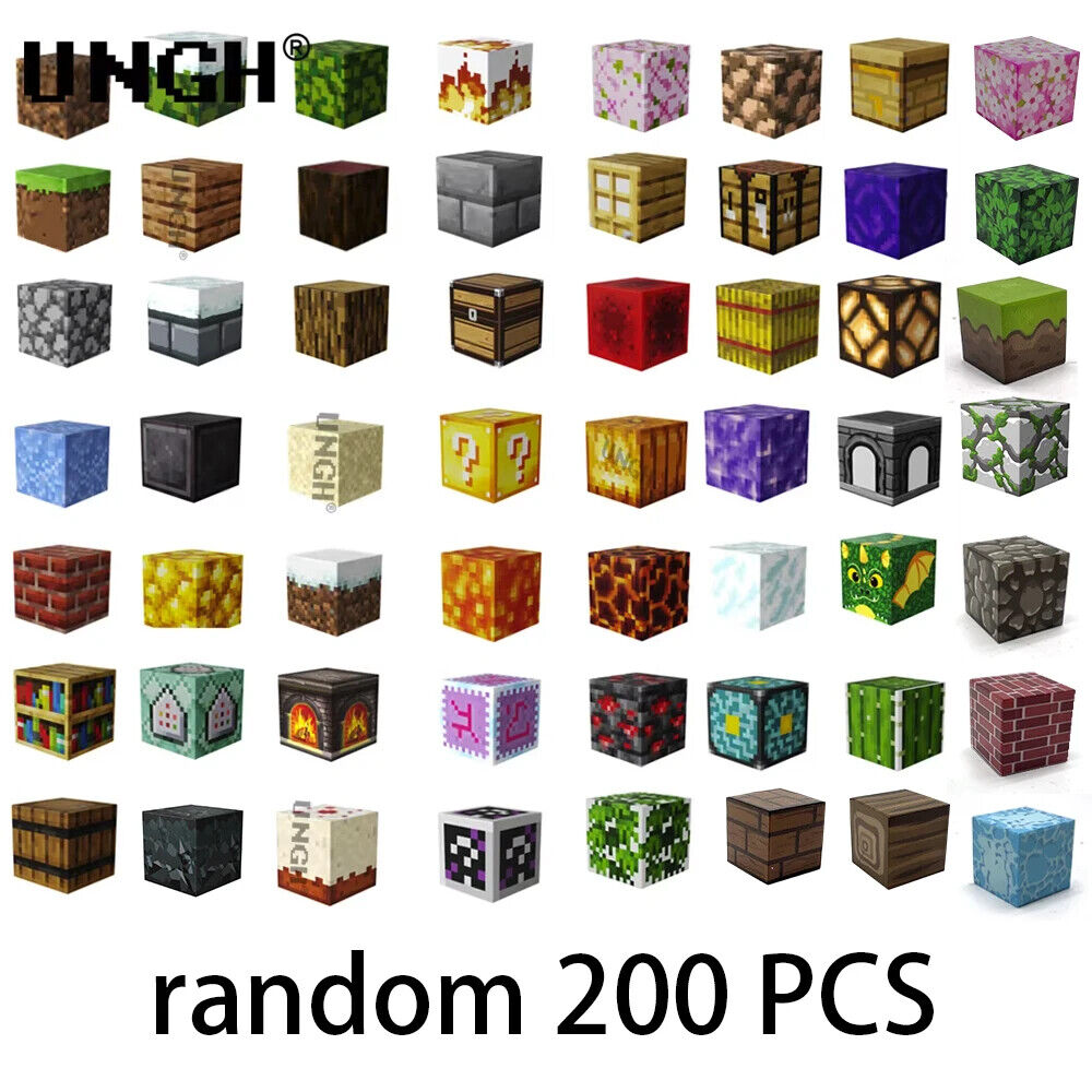Minekraft magnetische Bausteine Magnetblock Baustein Puzzle Spielzeug Bauset 