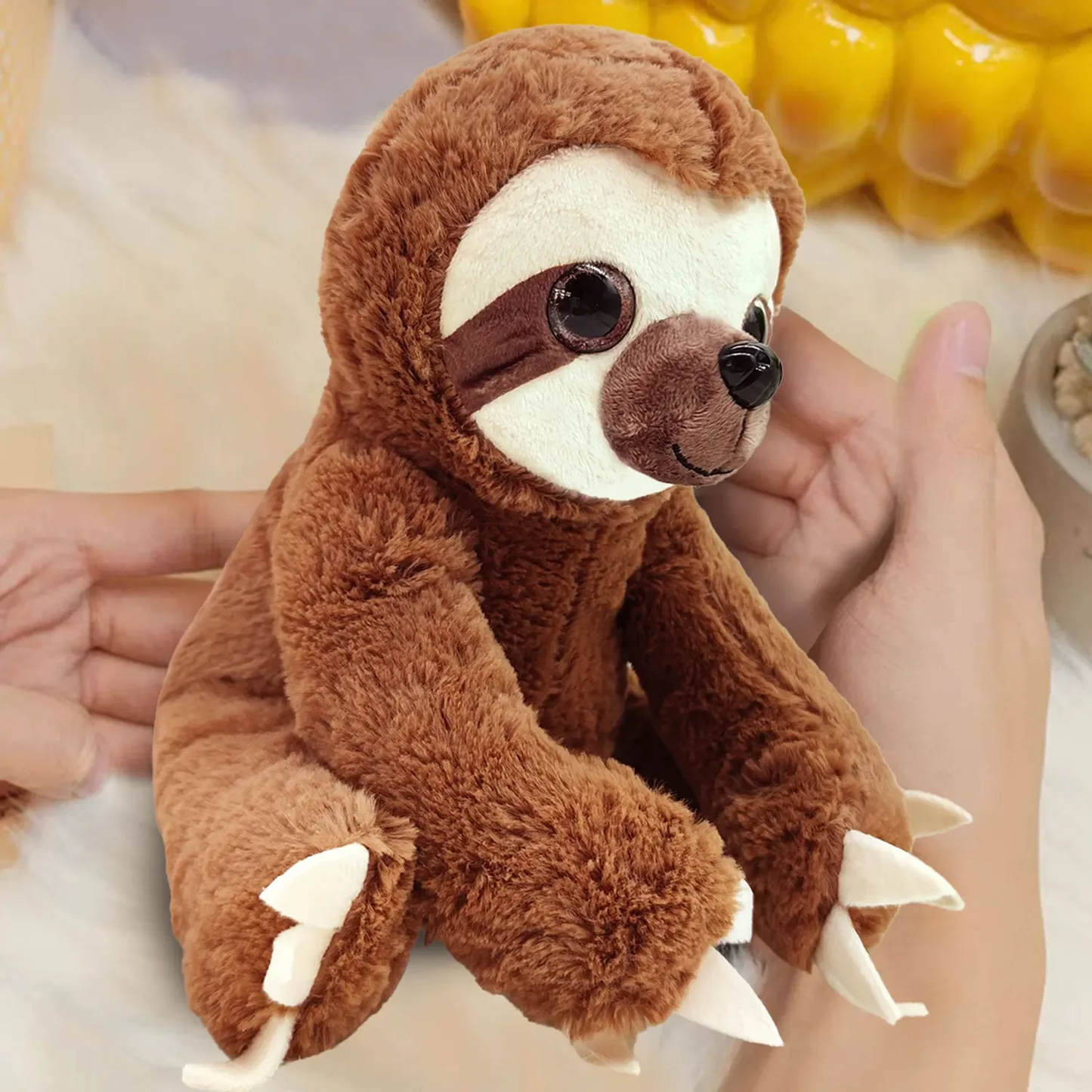 Premium-Plüsch-Faultier-Spielzeug, Lebensechtes Faultier-Kuscheltier, Superweich