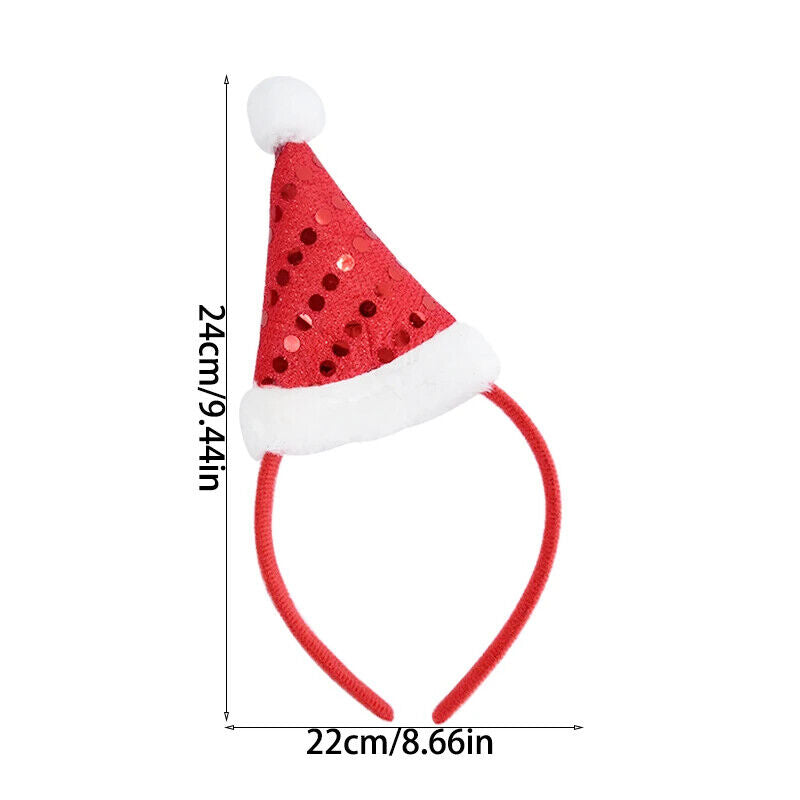 Weihnachten Stirnband Dekoration Weihnachtsmann Lustig Elch Xmax Baum Haarschmuc