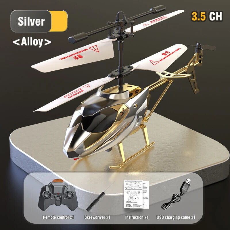RC Hubschrauber Mit Licht ferngesteuerter Helikopter Fliegendes Kinderspielzeug 