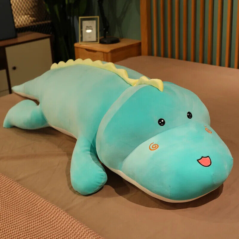 Dinosaurier Krokodil Plüschtier Kuscheltier 80CM Stofftier niedlich Geschenk