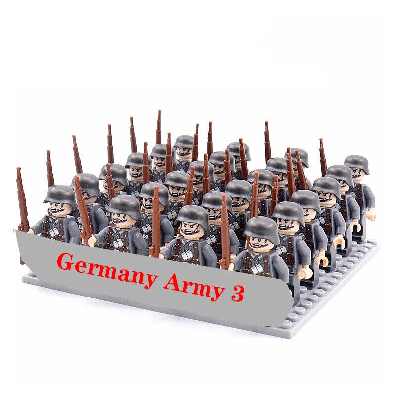 HBO Baustein Soldaten Steckbausteine Figuren Armeepersonal Set Spielzeug