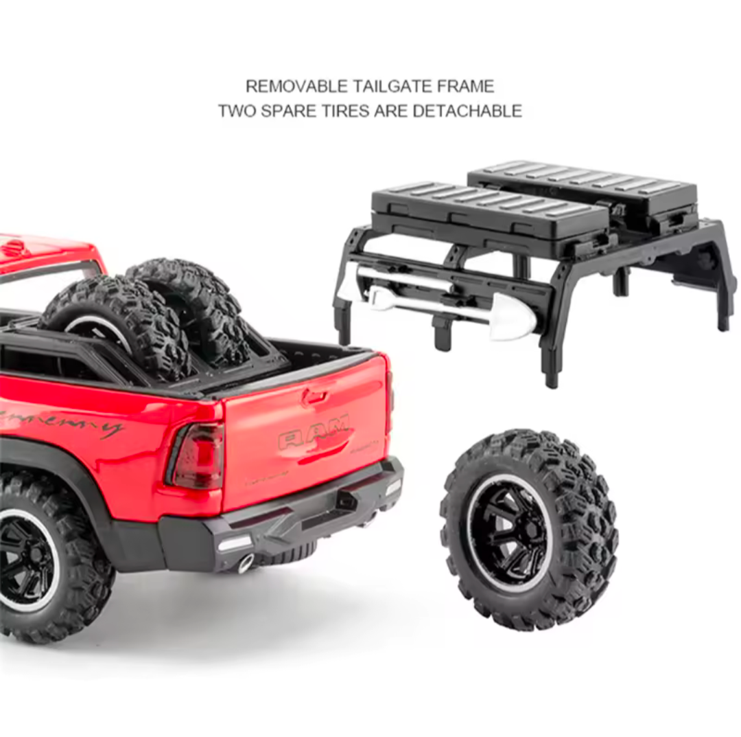 Dodge Mammoth 1000 TRX Pickup Modellauto Sammlerstück Spielzeug Maßstab 1:32