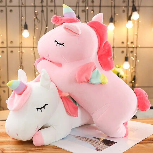 Einhorn Plüschtier Kawaii 100cm Riesig Party Stofftier Kinder Geschenk