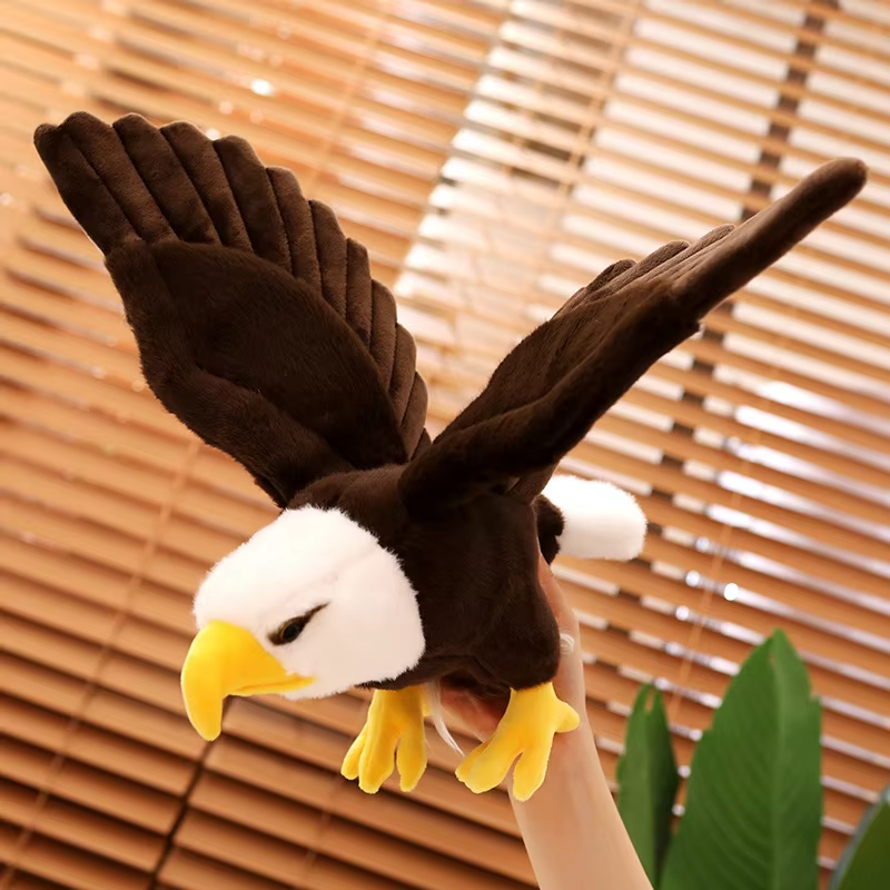 HABO 60/90Cm Adler Kuscheltier Plüschtier Realistisch Deutschland Puppe Riesig