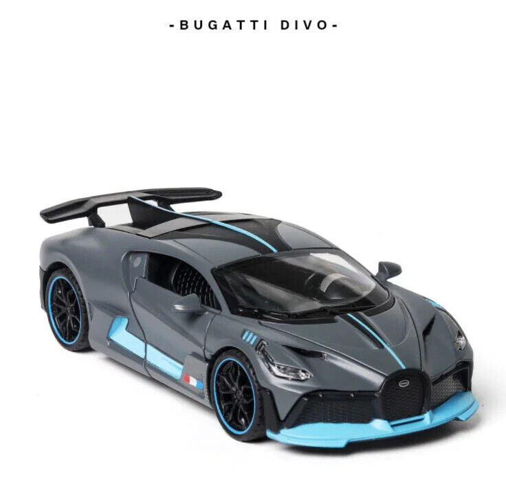 Bugatti Divo Modellauto Spielzeug für Kinder und Sammler Maßstab 1/32 Geschenk