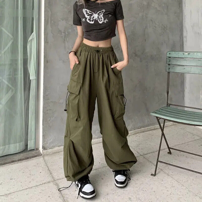 Lässige Jogger Hose Haushose Frauen Baggy Hose Streetwear Oversize Jogginghose