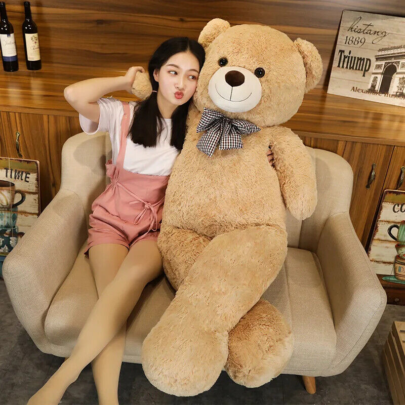 Teddybär 105Cm groß Stofftier niedlicher weicher Teddybär Plüschtier Kuscheltier