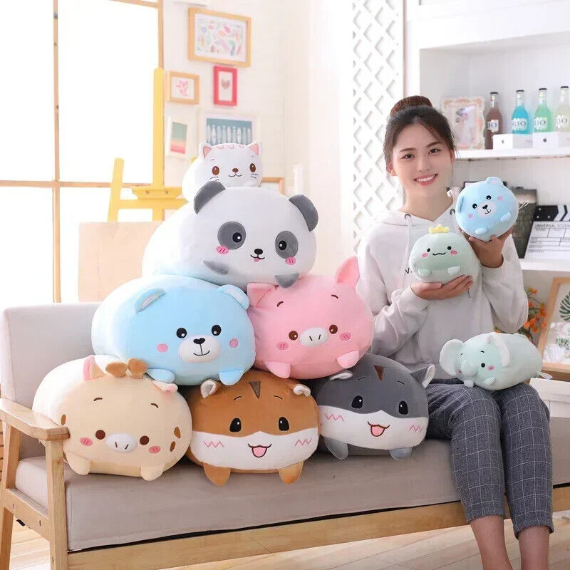 Süße Tiere Hund Katze Pinguin Frosch etc. Plüschtier Kuscheltier Weich Geschenk