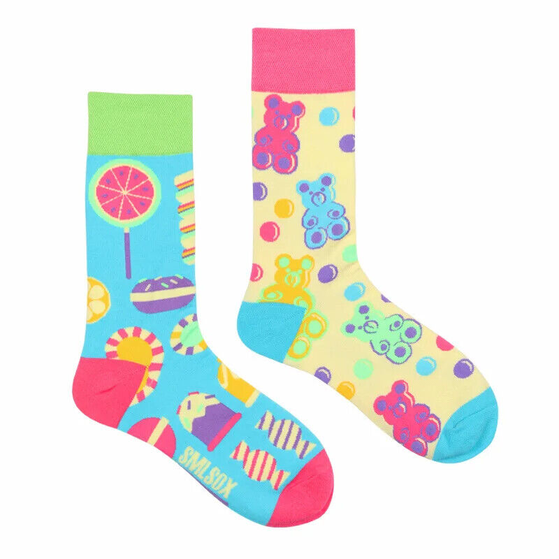 HABO 1 Paar Lustige Socken Ketchup Pommes Eis Noten Pilze Geschenk Mann Frauen