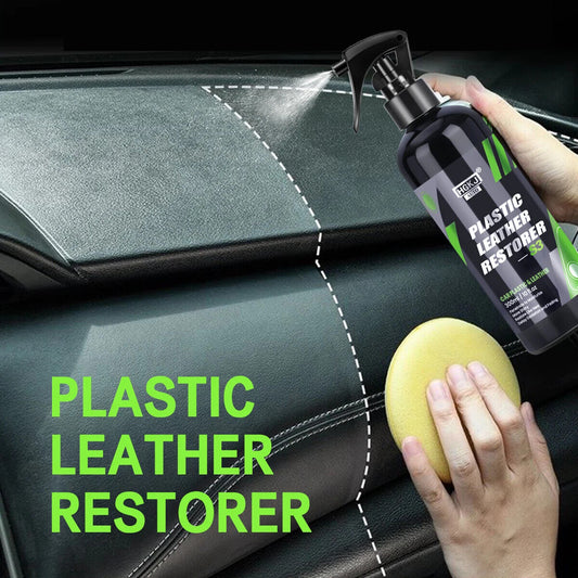 HABO Autokunststoff Leder Restaurator Spray – Polish & Reiniger für mehr Glanz