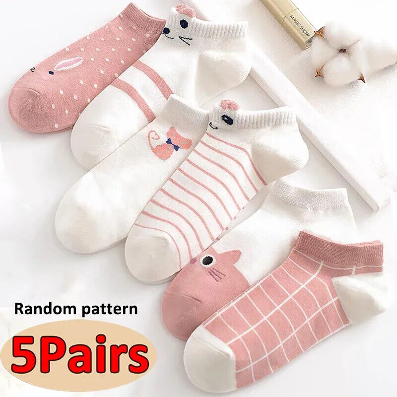 HABO Baumwoll Socken Katzen Bären Design lustige Socken atmungsaktiv Geschenk