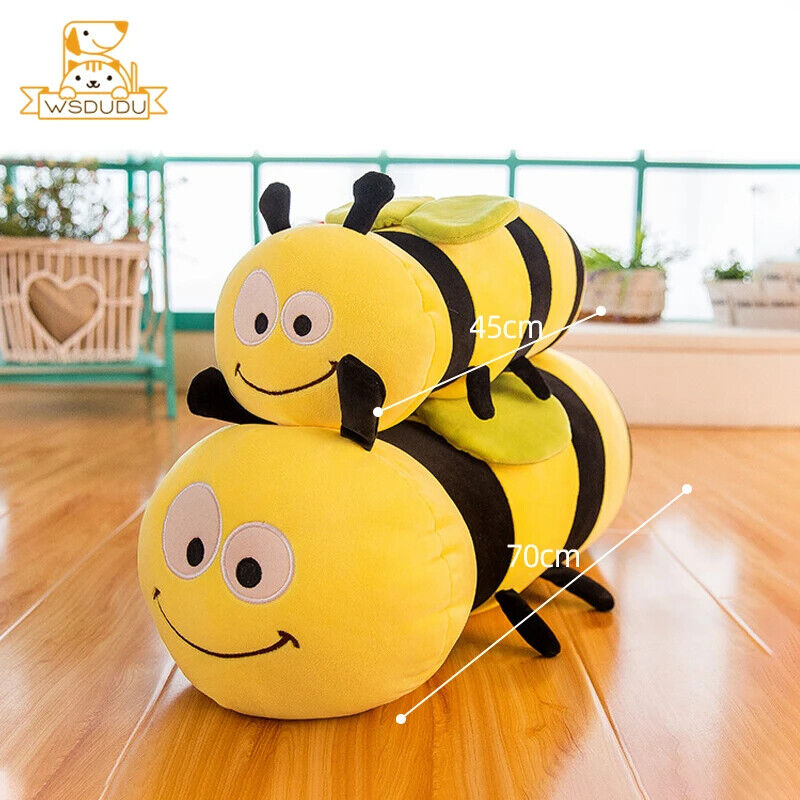 HABO Biene Kuscheltier Große Biene Plüschtier Stofftier Weich Kinder 45 CM 